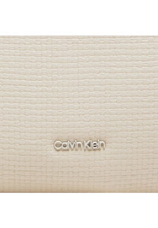 Calvin Klein Torebka K60K612334 Écru. Materiał: skórzane