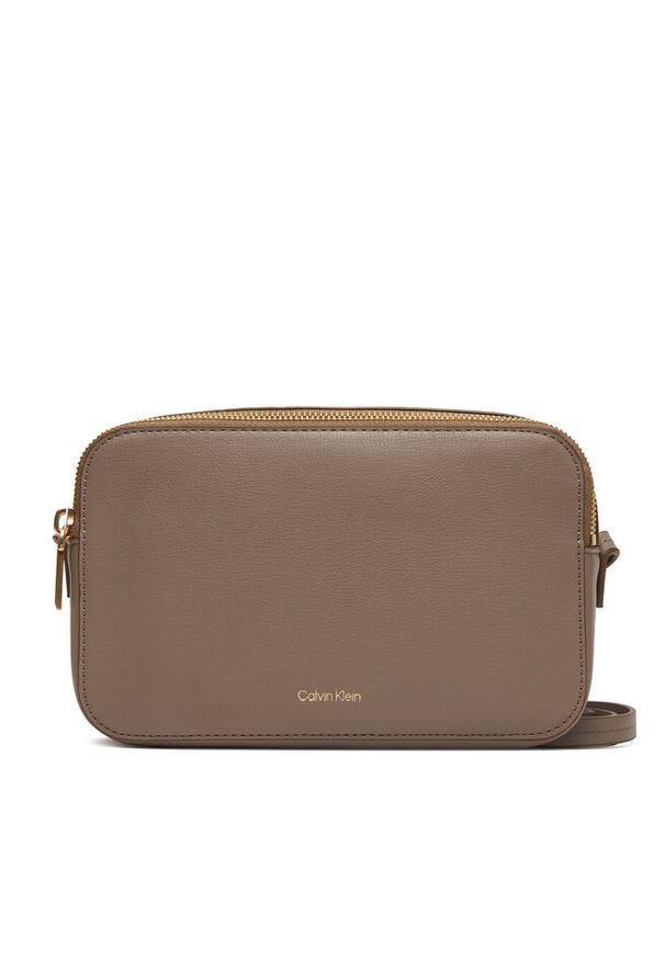 Torebka Calvin Klein. Kolor: beżowy