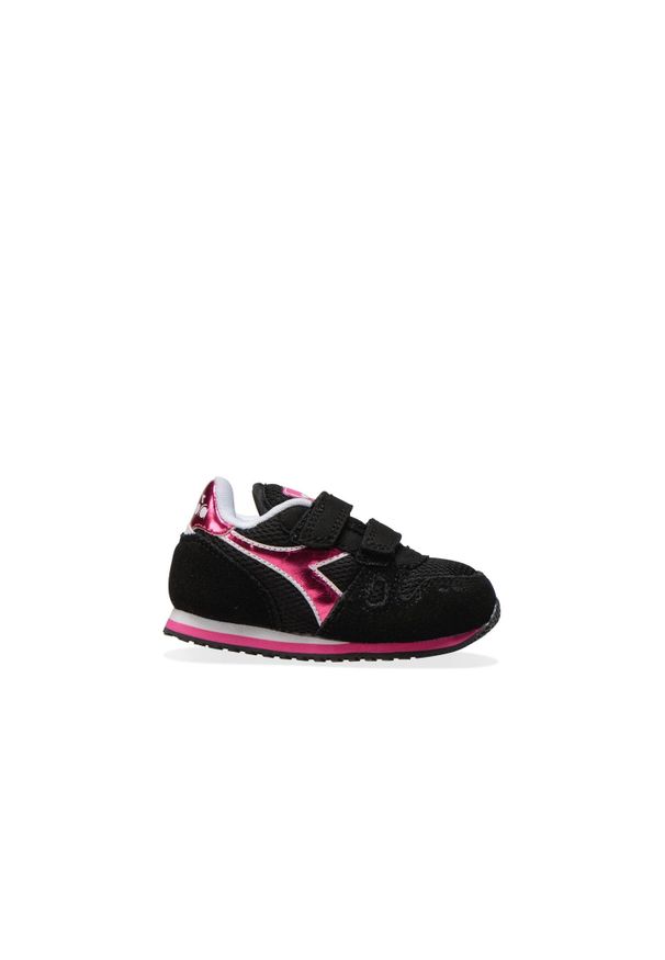 Diadora - Sneakersy dziewczęce DIADORA SIMPLE RUN TD GIRL. Kolor: czarny. Sport: bieganie