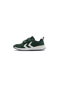 Sneakersy dla dzieci Hummel Turbo Run 1.0. Okazja: na co dzień. Kolor: zielony. Sport: bieganie