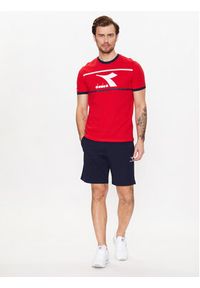 Diadora T-Shirt Ss Slam 102.179298 Czerwony Regular Fit. Kolor: czerwony. Materiał: bawełna #3