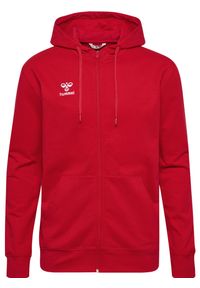 Hummel - Bluza hmlGO 2.0 ZIP HOODIE. Kolor: czerwony, wielokolorowy, różowy