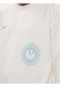 Reebok Bluza Classics Good Vibes Crew Sweatshirt HT6116 Écru. Materiał: bawełna #5
