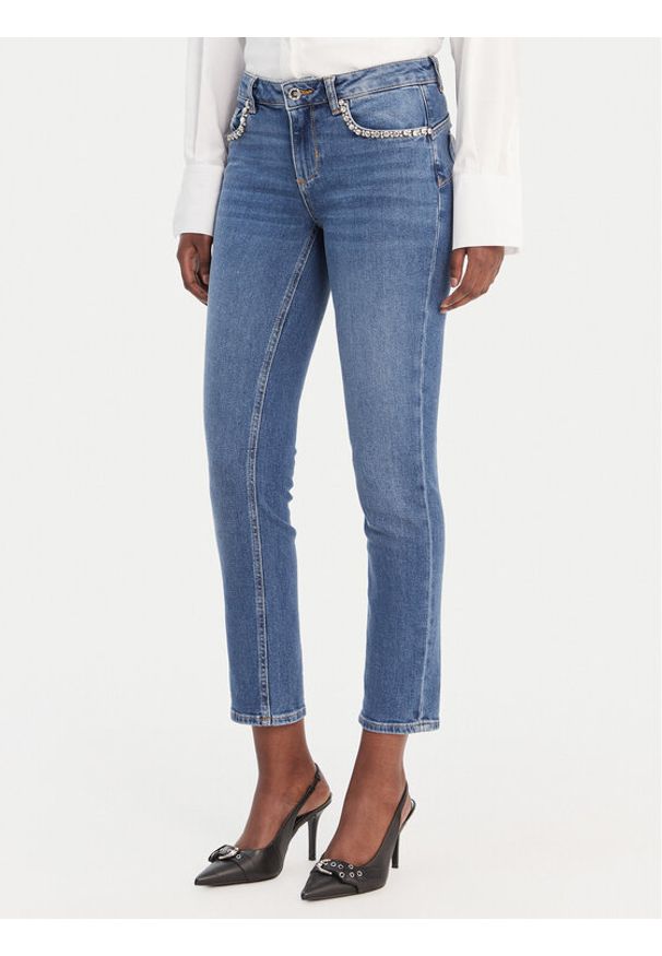 Liu Jo Jeansy UA6006 D0310 Niebieski Slim Fit. Kolor: niebieski