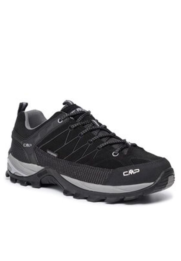 CMP Trekkingi Rigel Low Trekking Shoes Wp 3Q13247 Czarny. Kolor: czarny. Materiał: skóra, zamsz. Sport: turystyka piesza