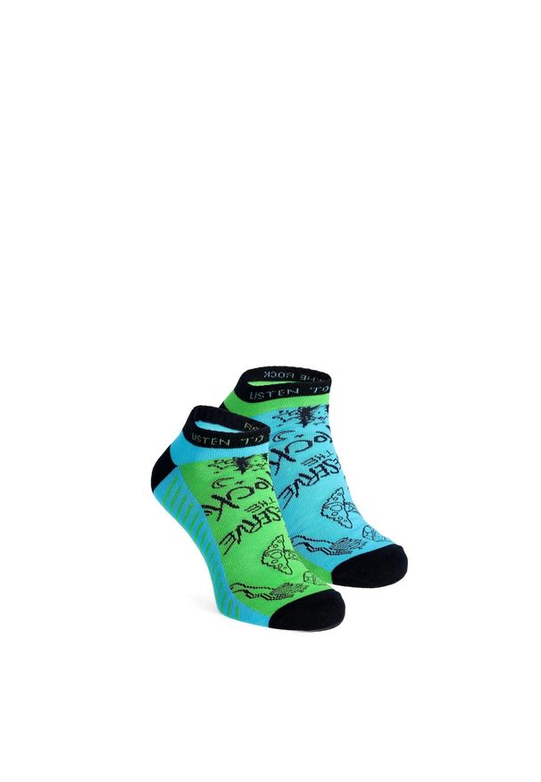 Skarpety E9 Odd Rocks Low2.5. Kolor: zielony