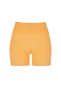 Damskie szorty z wysoką talią Urban Classics. Kolor: pomarańczowy. Sport: kolarstwo #1