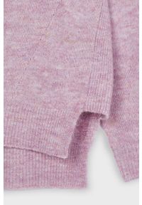 Mayoral Sweter dziecięcy kolor różowy. Kolor: fioletowy. Materiał: dzianina. Wzór: haft #3