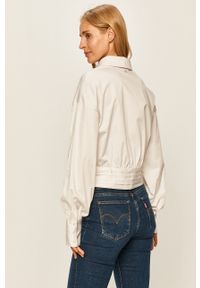 Guess Jeans - Koszula. Kolor: biały. Materiał: jeans #4