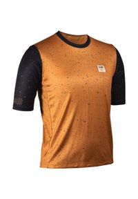 Koszulka rowerowa damska LEATT Jersey MTB Enduro 3.0 Women. Kolor: czerwony, wielokolorowy, brązowy. Materiał: jersey. Sport: kolarstwo #1