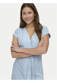 only - ONLY Sukienka jeansowa Charis 15363972 Niebieski jasny Regular Fit. Kolor: niebieski. Materiał: lyocell #3