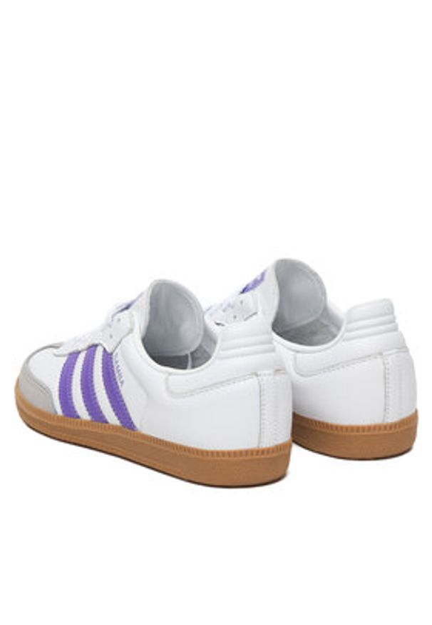 Adidas - adidas Sneakersy Samba Og W IH9058 Biały. Kolor: biały. Materiał: skóra