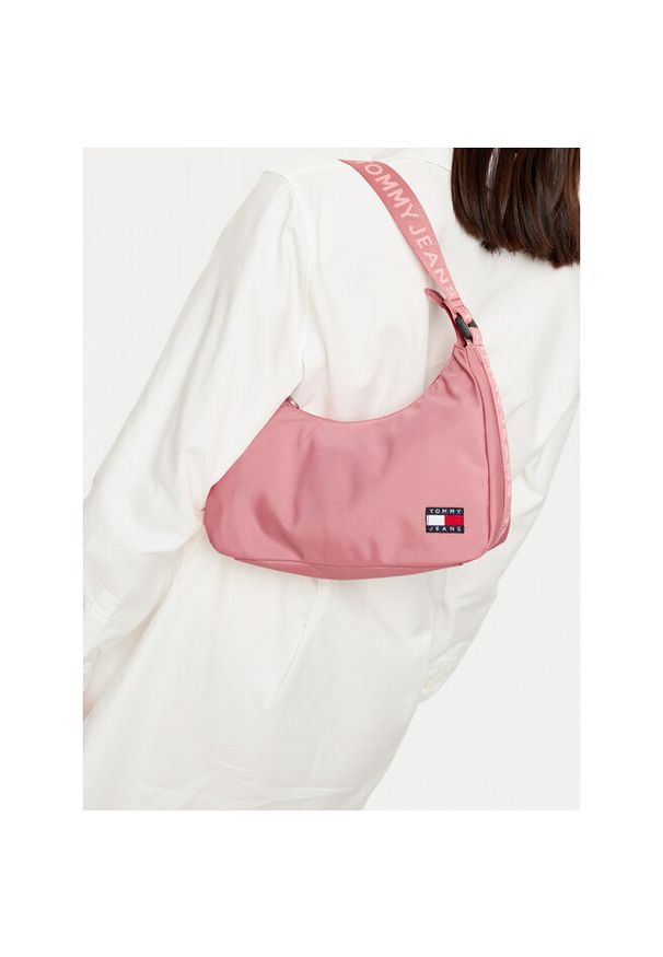 Torebka Tommy Jeans. Kolor: różowy