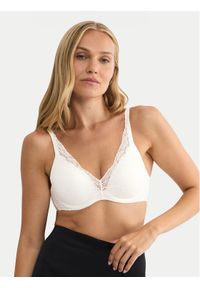 Triumph Biustonosz z fiszbiną Illusion 10219710 Kremowy. Kolor: kremowy. Materiał: syntetyk #1