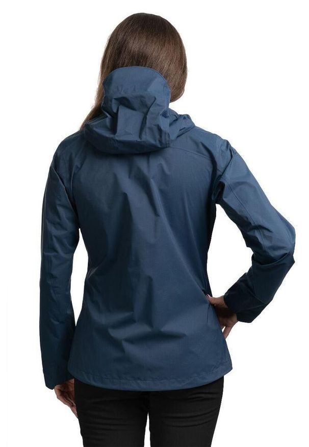 Kurtka przeciwdeszczowa damska Rab Women's Downpour Light Jacket z kapturem. Typ kołnierza: kaptur. Kolor: niebieski