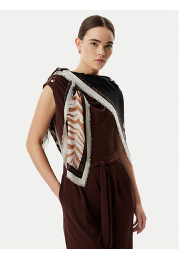 Just Cavalli Chusta 80RA2H04 ZG322 Beżowy. Kolor: beżowy