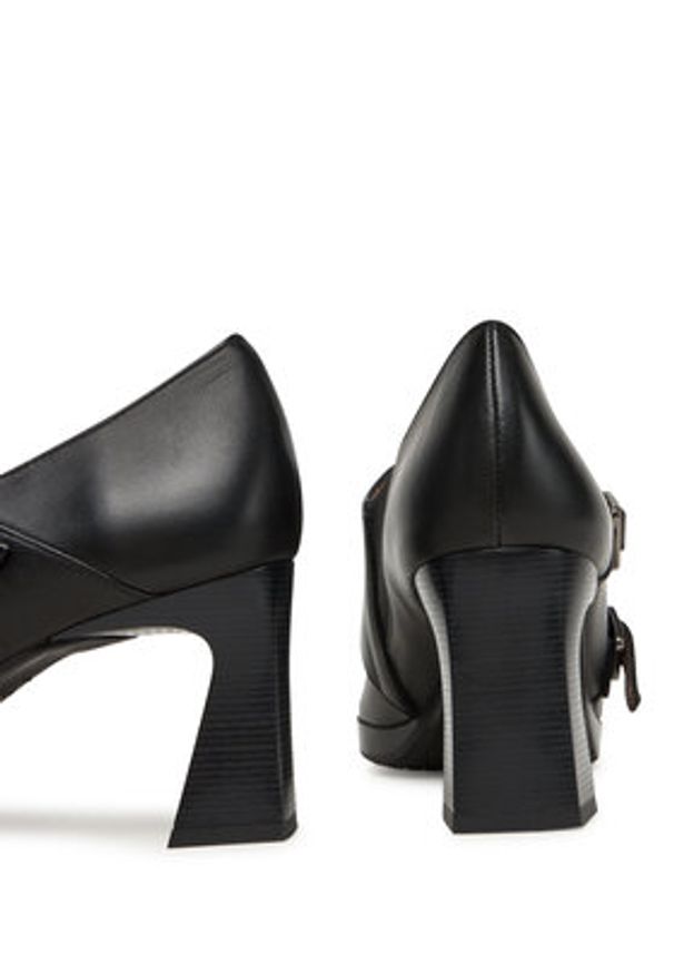 Hispanitas Półbuty HI254303 Czarny. Kolor: czarny. Materiał: skóra