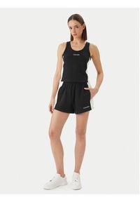 Calvin Klein Swimwear Szorty materiałowe LV00Q61153 Czarny Regular Fit. Kolor: czarny. Materiał: bawełna #5