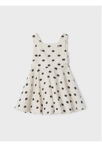 Mayoral Sukienka letnia 3925 Beżowy Regular Fit. Kolor: beżowy. Materiał: bawełna. Sezon: lato #4