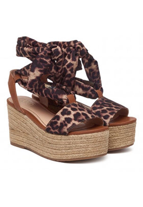 Liu Jo Espadryle Bali 03 SA6087 TX133 Brązowy. Kolor: brązowy. Materiał: materiał