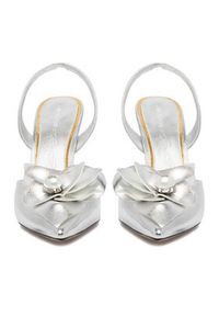 Gino Rossi - GINO ROSSI Szpilki CEO-ROSE-LT2155-1 Srebrny. Kolor: srebrny. Materiał: skóra. Obcas: na szpilce #5