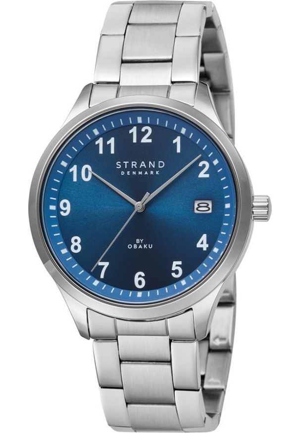 Zegarek Strand Zegarek męski Strand S743GDCLSC srebrny. Kolor: srebrny