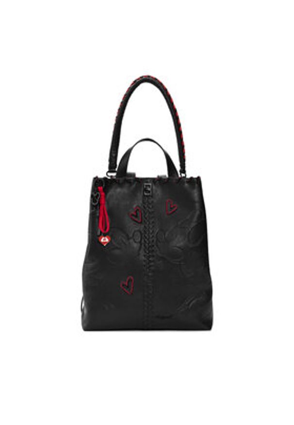 Desigual Plecak 26SAKP43 Czarny. Kolor: czarny. Materiał: skóra