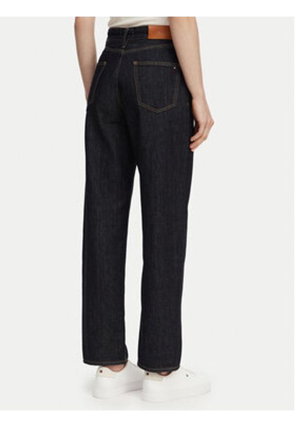 TOMMY HILFIGER - Tommy Hilfiger Jeansy WW0WW50966 Granatowy Taper Fit. Kolor: niebieski