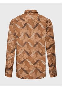 Baldessarini Koszula B3 56011/000/3070 Brązowy Regular Fit. Kolor: brązowy. Materiał: lyocell #7