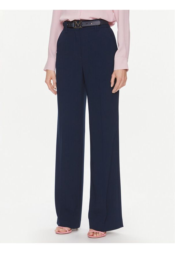 Marciano Guess Spodnie materiałowe Moira 4RGB05 7000A Granatowy Wide Leg. Kolor: niebieski. Materiał: syntetyk