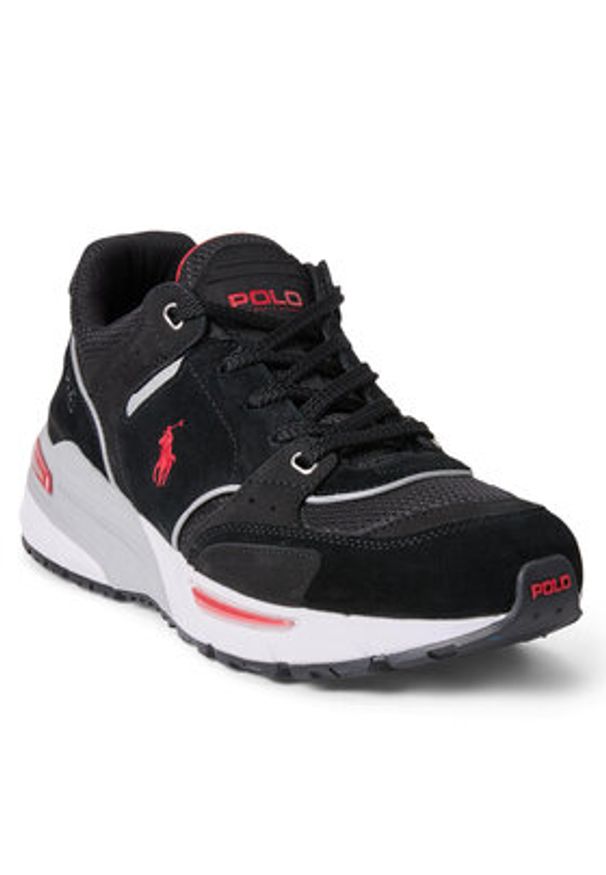 Polo Ralph Lauren Sneakersy 809944590001 Czarny. Kolor: czarny. Materiał: materiał