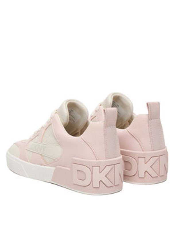 DKNY Sneakersy Magdelena K1634546 Biały. Kolor: biały. Materiał: skóra