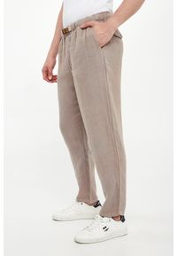 Aeronautica Militare - Spodnie męskie lniane AERONAUTICA MILITARE. Materiał: len #4