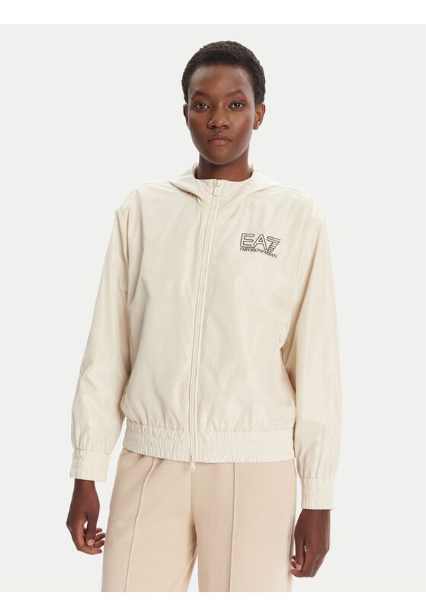 EA7 Emporio Armani Wiatrówka 7W000113 AF12454 U1079 Beżowy Relaxed Fit. Kolor: beżowy. Materiał: syntetyk