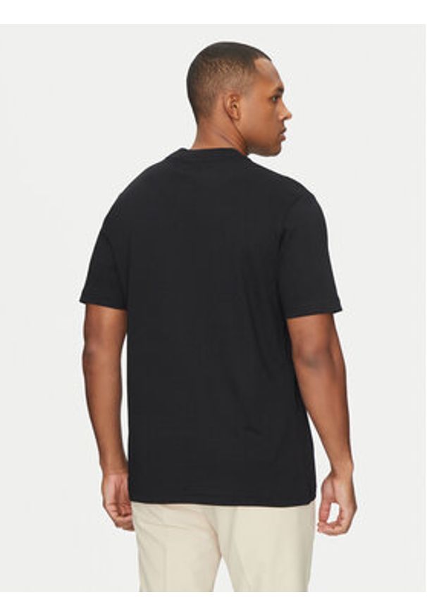 BOSS T-Shirt 50531569 Czarny Regular Fit. Kolor: czarny. Materiał: bawełna