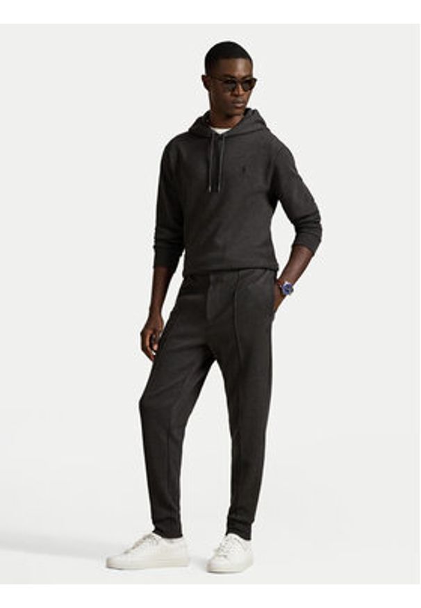 Polo Ralph Lauren Spodnie materiałowe 710B13640001 Szary ciemny Regular Fit. Kolor: szary. Materiał: syntetyk, bawełna