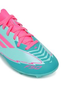 Adidas - adidas Buty do piłki nożnej F50 League Messi Firm/Multi-Ground IH0931 Turkusowy. Kolor: turkusowy. Materiał: materiał #5