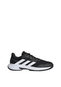 Obuwie do padla Mężczyzna Adidas Courtjam Control czarny. Kolor: czarny, biały, wielokolorowy. Sport: turystyka piesza, tenis
