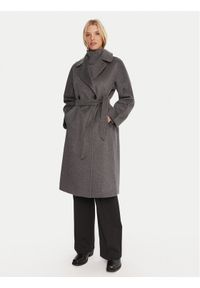 Weekend Max Mara Płaszcz przejściowy Cascia 2525016072 Szary Regular Fit. Kolor: szary. Materiał: kaszmir