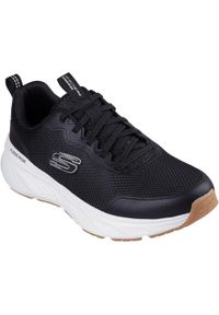 skechers - Adidasy Skechers Edgeride - Rekze, Mężczyźni. Kolor: czarny. Materiał: materiał. Sport: fitness