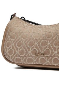 Calvin Klein Torebka Ck Refine Conv Crossbody K60K612151 Brązowy. Kolor: brązowy