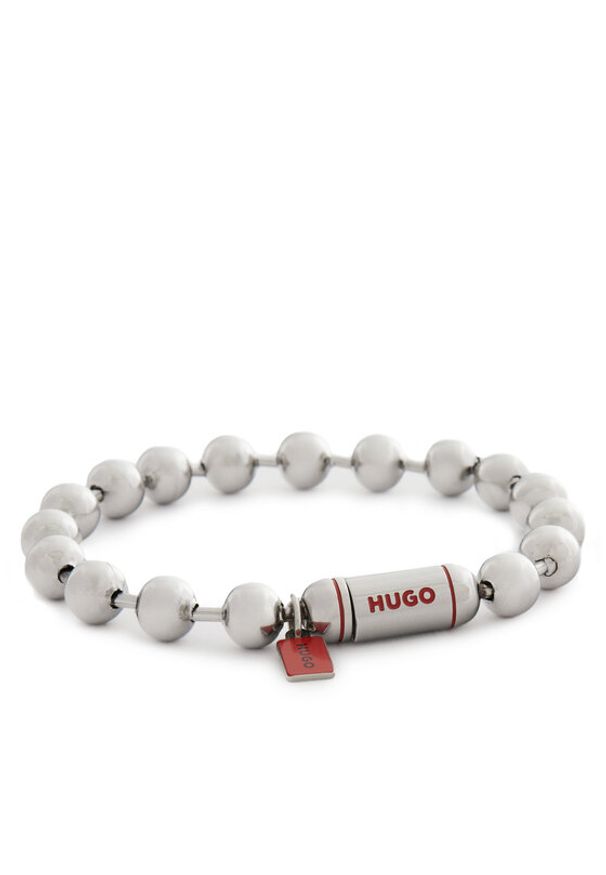 Hugo - HUGO Bransoletka E-Ballchain2-Bra 50532320 Srebrny. Materiał: metalowe. Kolor: srebrny