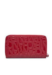Armani Exchange Duży Portfel Damski XW001606 AF17290 U5081 Czerwony. Kolor: czerwony. Materiał: skóra