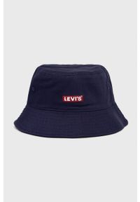 Levi's® - Levi's Kapelusz kolor granatowy bawełniany D6249.0002-17. Kolor: niebieski. Materiał: bawełna #1