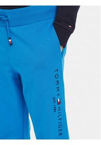 TOMMY HILFIGER - Tommy Hilfiger Spodnie dresowe Essential KS0KS00207 S Niebieski Regular Fit. Kolor: niebieski. Materiał: bawełna #4