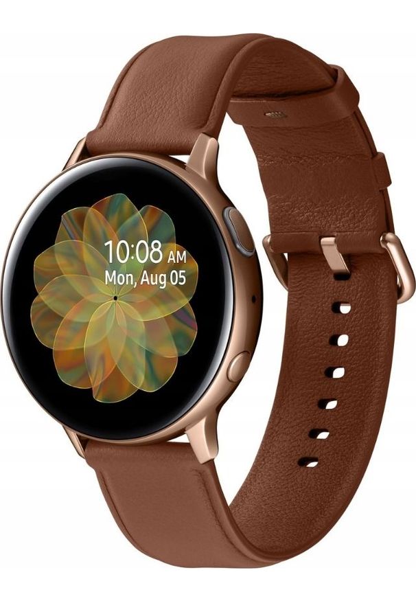 SAMSUNG - Smartwatch Samsung Galaxy Watch Active 2 Brązowy (SM-R820NSDAXEO). Rodzaj zegarka: smartwatch. Kolor: brązowy