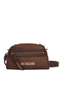 Love Moschino - LOVE MOSCHINO Torebka JC4094PP1PLD130A Brązowy. Kolor: brązowy. Materiał: skórzane, zamszowe #4