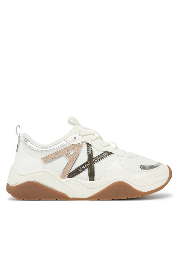 Armani Exchange Sneakersy XDX039 XV311 U423 Biały. Kolor: biały. Materiał: skóra