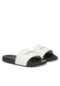 Calvin Klein Klapki Ess Slide Monobrand Cv HM0HM02107 Biały. Kolor: biały. Materiał: syntetyk #6
