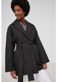 Answear Lab kurtka damska kolor czarny przejściowa. Okazja: na co dzień. Kolor: czarny. Styl: wakacyjny